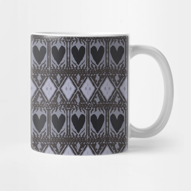 Croatian Traditional Pattern Steel Heart by EshiPaints